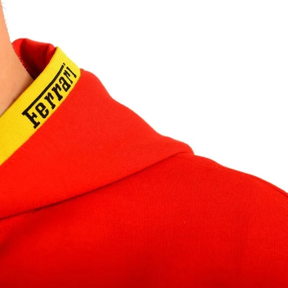 Scuderia Ferrari Unisex Double Face Hood Full Zip Sweater Jacket US 2XL IT 56